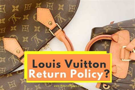 lv return policy|louis vuitton return policy 2022.